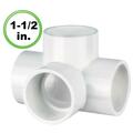 Circo 1 in. 4 Way LT PVC Pipe Fitting - Utility Grade 45-U